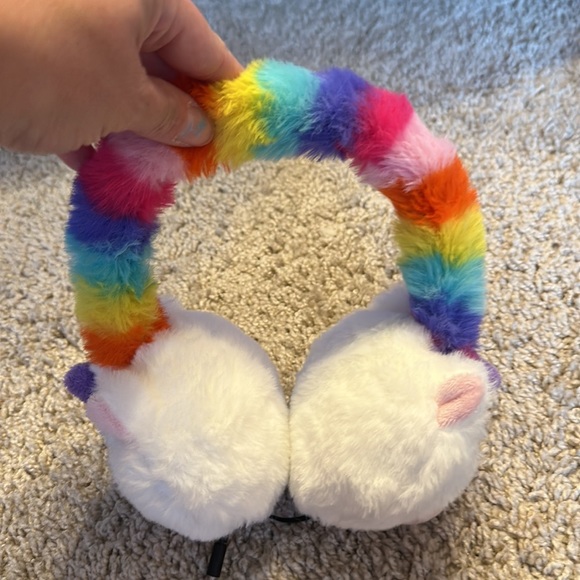 Travel Palz plush unicorn headphones - Picture 6 of 9